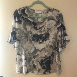 Calvin Klein tonal blouse